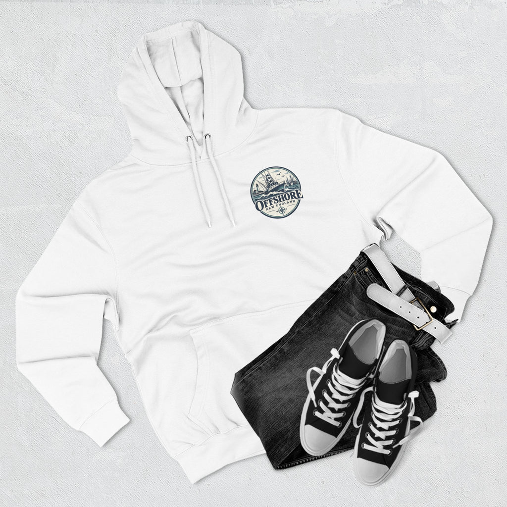 Offshore New England Hoodie — Nautical Fishing Boat Graphic